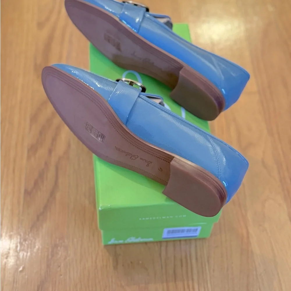 SAM EDELMAN Leonie Buckle Faux Patent Leather Loafers - Women’s Size 6 - New - Picture 9 of 10